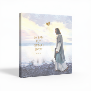 Angellum citat na platnu – “JA SAM PUT, ISTINA I ŽIVOT” Iv 14, 6 #0142